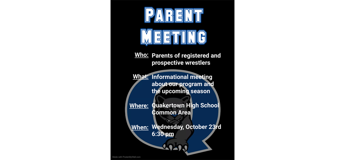 2024-2025 Parent's Meeting